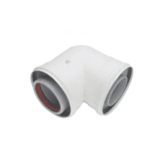 Worcester 125mm 90 Degree Flue Bend 7719003664